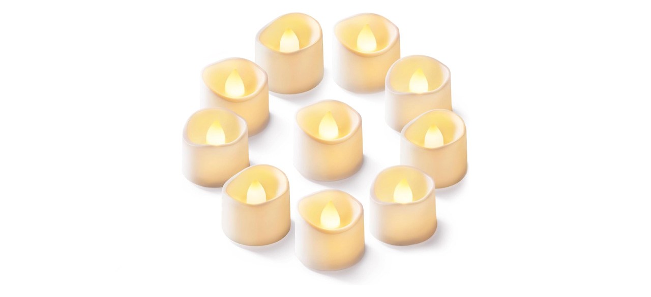 Homemory Battery Operated Tea Lights, Set of 12