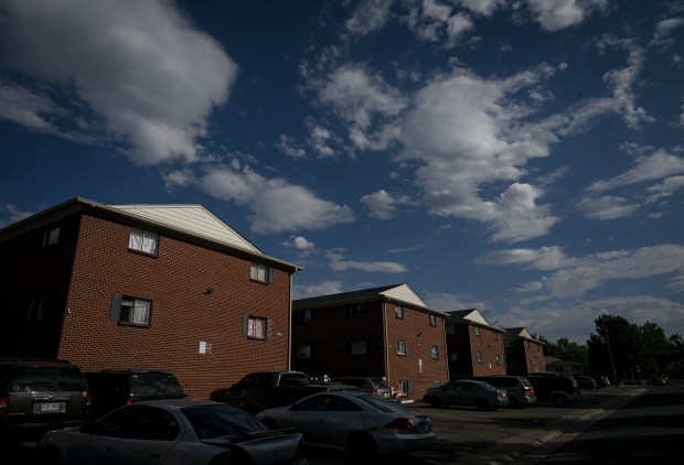 The Edge at Lowry apartment complex in Aurora on Tuesday, Sept. 3, 2024. (Photo by AAron Ontiveroz/The Denver Post)