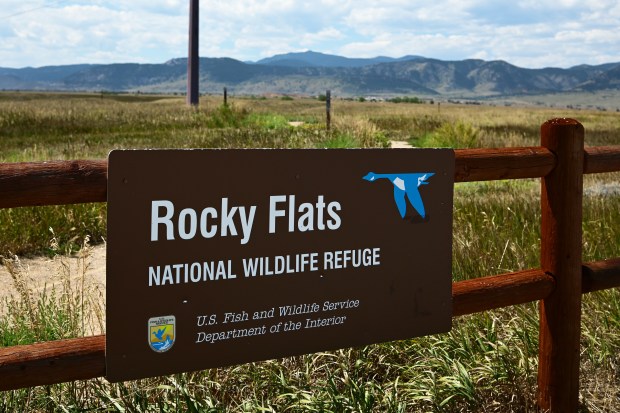 The trailhead of Rocky Flats National Wildlife Refuge in Superior on Thursday, Aug. 29, 2024. (Photo by Hyoung Chang/The Denver Post)