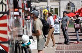 The Denver Police Department is once again banning food trucks from operating in parts of Lower Downtown during late-night weekend hours. Truck operators disagree with the move.