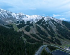 National Weather Service meteorologists on Thursday confirmed a light dusting on mountains west of metro Denver, including Rocky Mountain National Park.