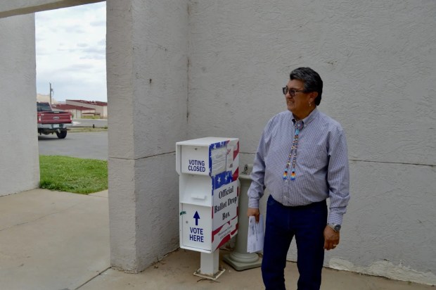 Manuel Heart on the Ute Mountain Ute Tribe's reservation. (Photo by Alex Burness / Bolts)